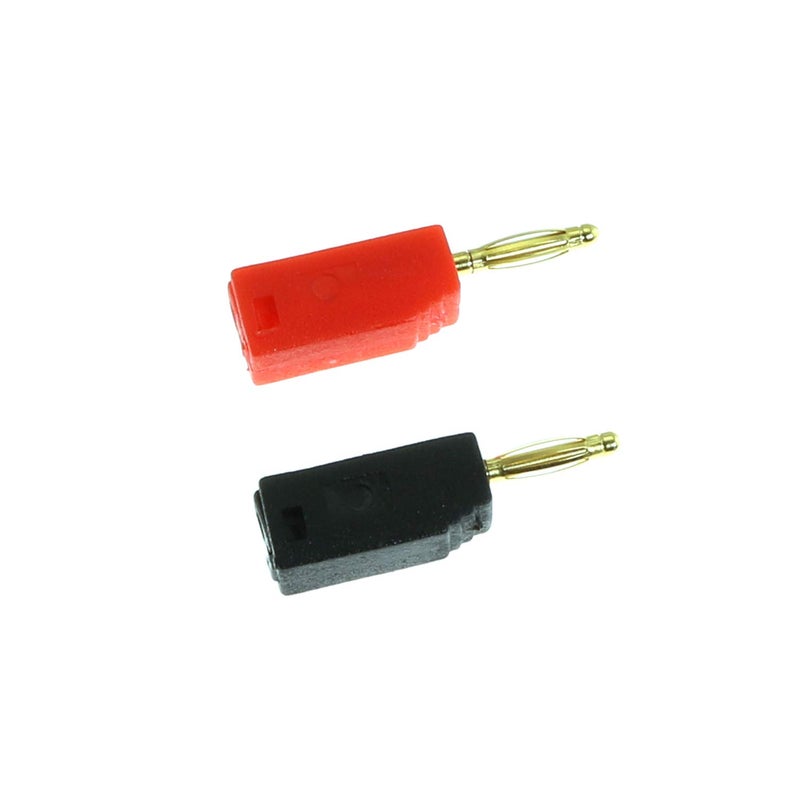 Maxmoral 10pcs 2mm Mini Stackable Banana Plug Wire Cable Connector(Red+Black) - Image 4